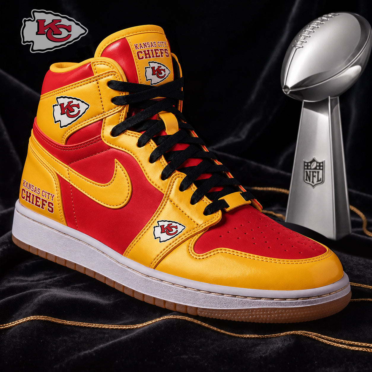 KCC x NFL Premium V2 Air Jordan 1
