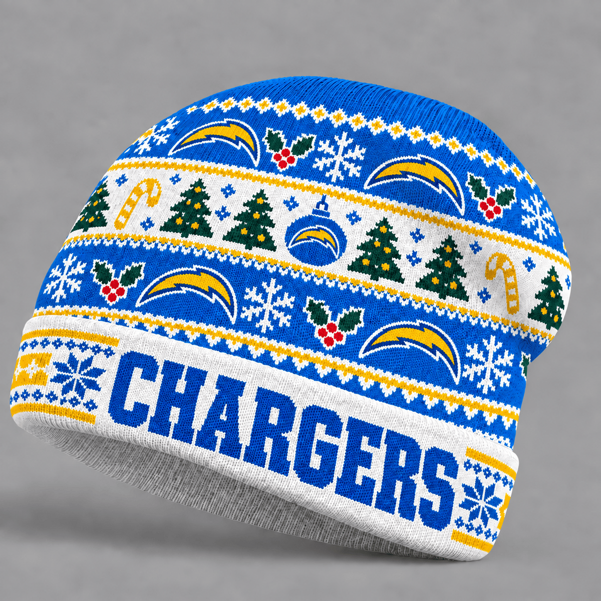 LAC x NFL Christmas Game Day Beanie Hat