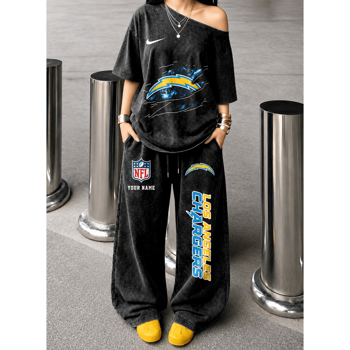 LAC x NFL Relaxed Fit Two Piece Sportswear Set