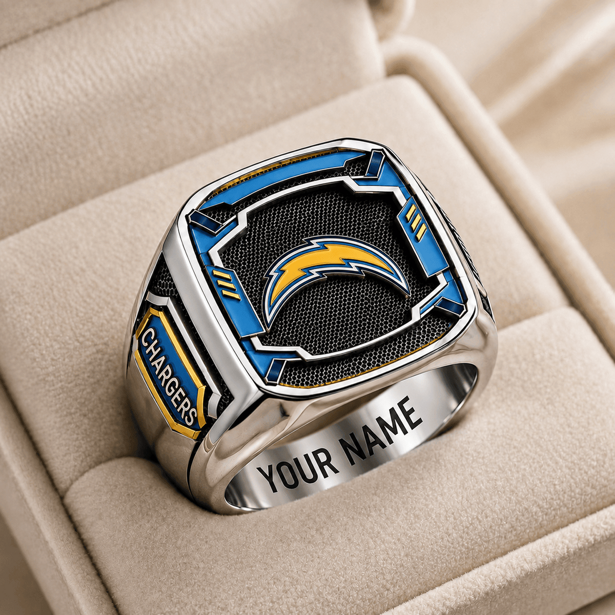 LAC x NFL Special Ring Custom Any Name Gift For Fan Love