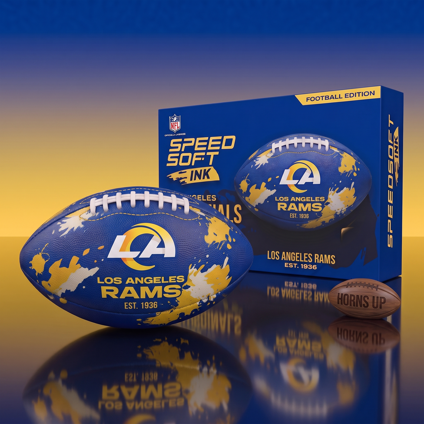 LAR X NFL Champion Series Football – Custom Edition 2207 NAK NHT
