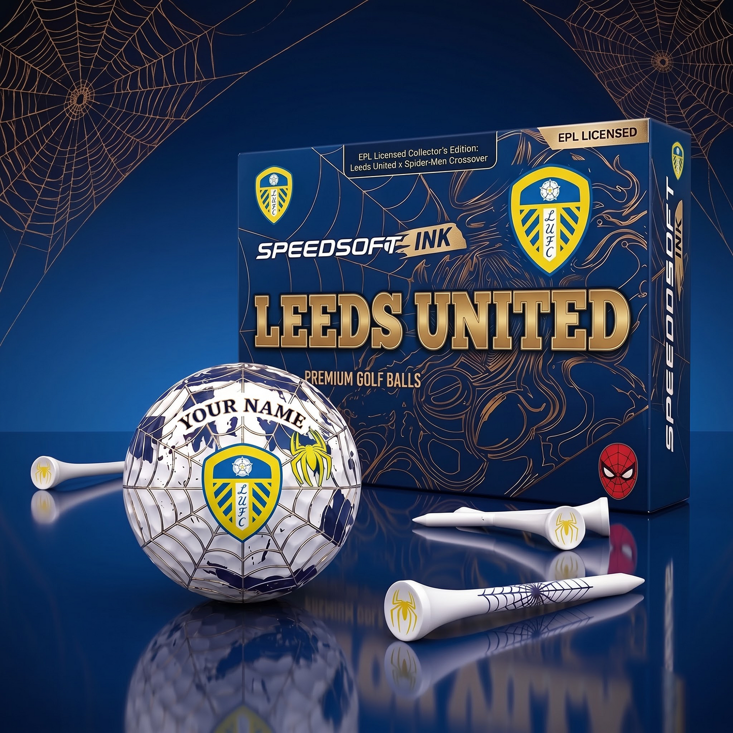 LEED X PREMIUM EPL SPIDER EDITION SPEEDSOFT GOLF BALL SET
