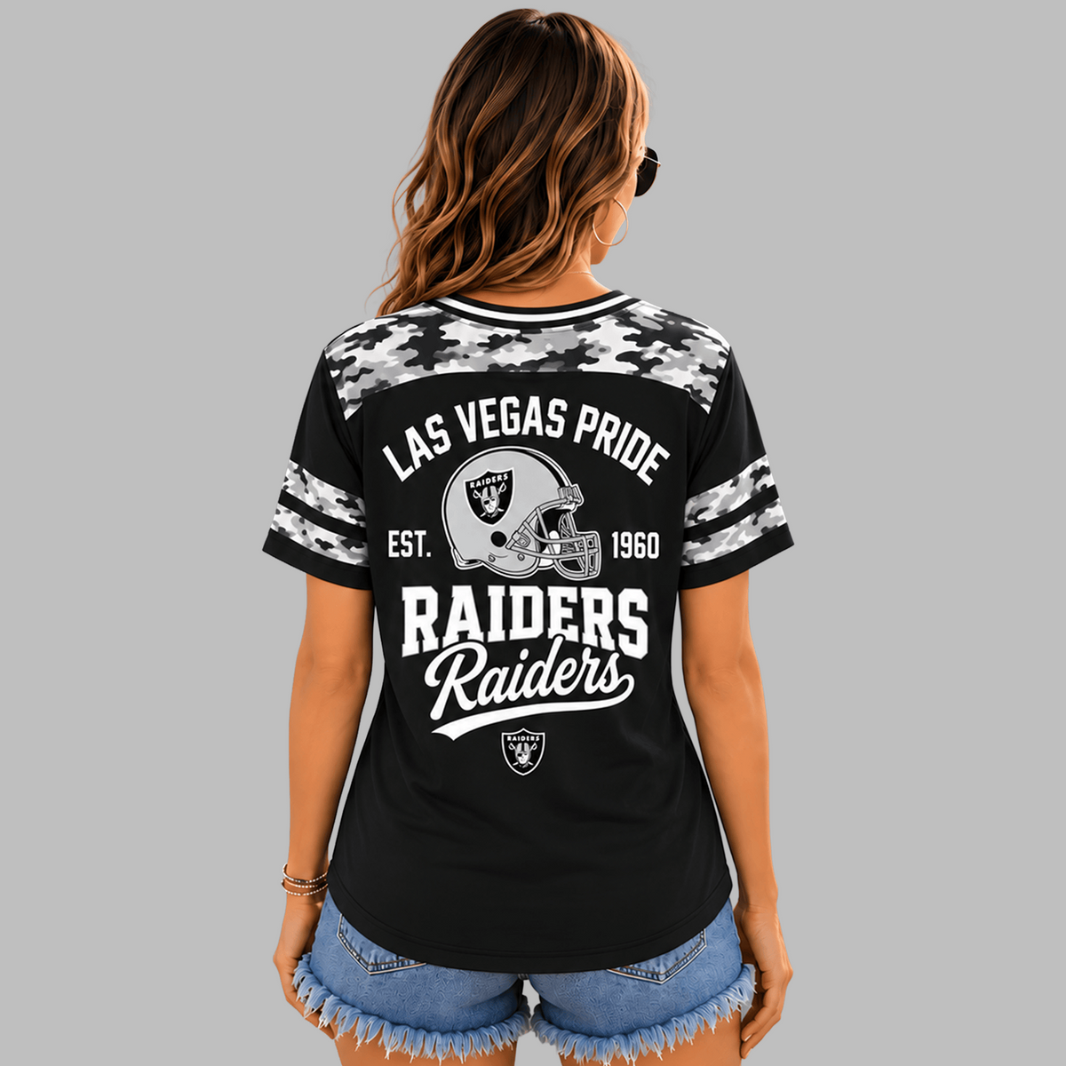 LV Premium NFL All-American Camo V-neck