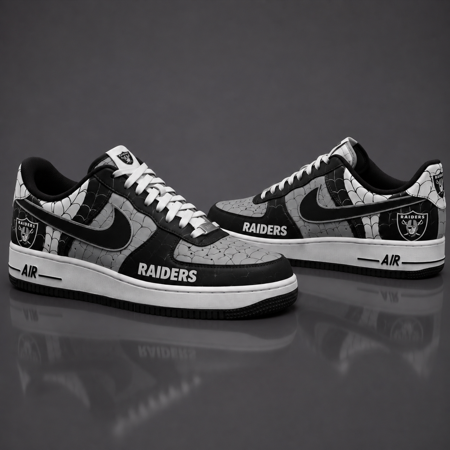 LVR NFL x Spider Premium AF1 Sneakers Limited Edition Gift for Football Fans