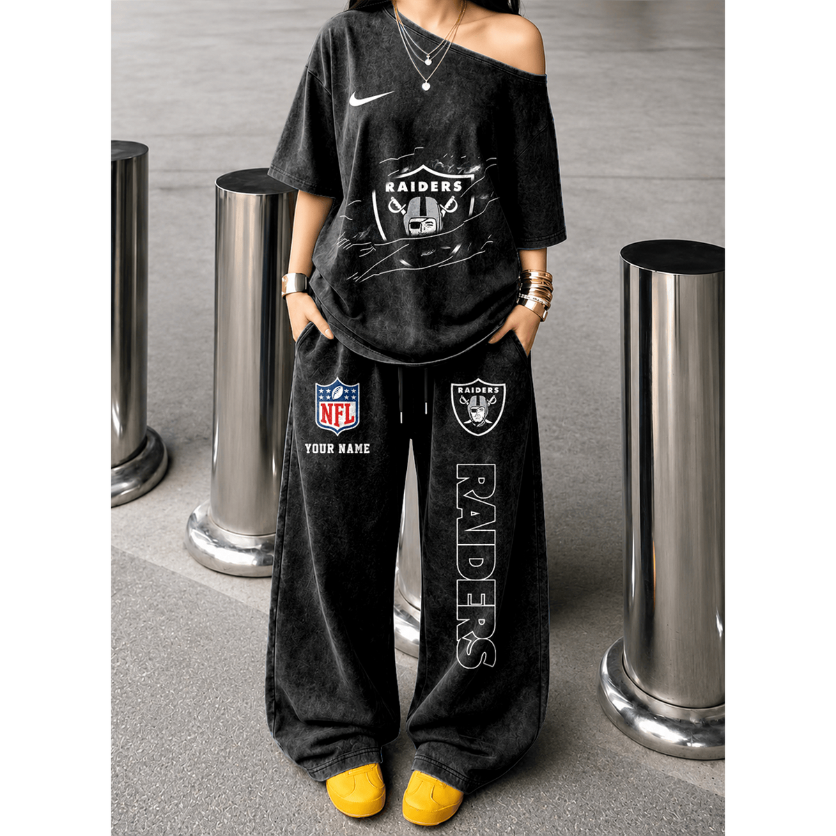 LVR x NFL Relaxed Fit Two Piece Sportswear Set