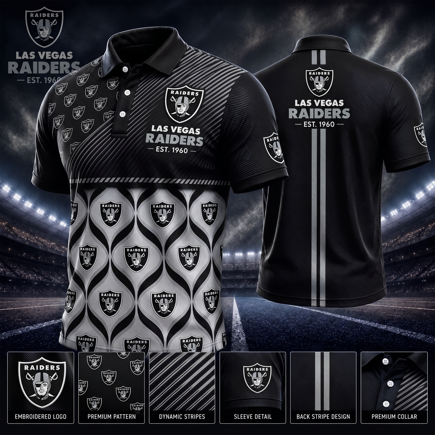 LVR_PREMIUM NFL EXCLUSIVE POLO SHIRT LIMITED EDITION 200726
