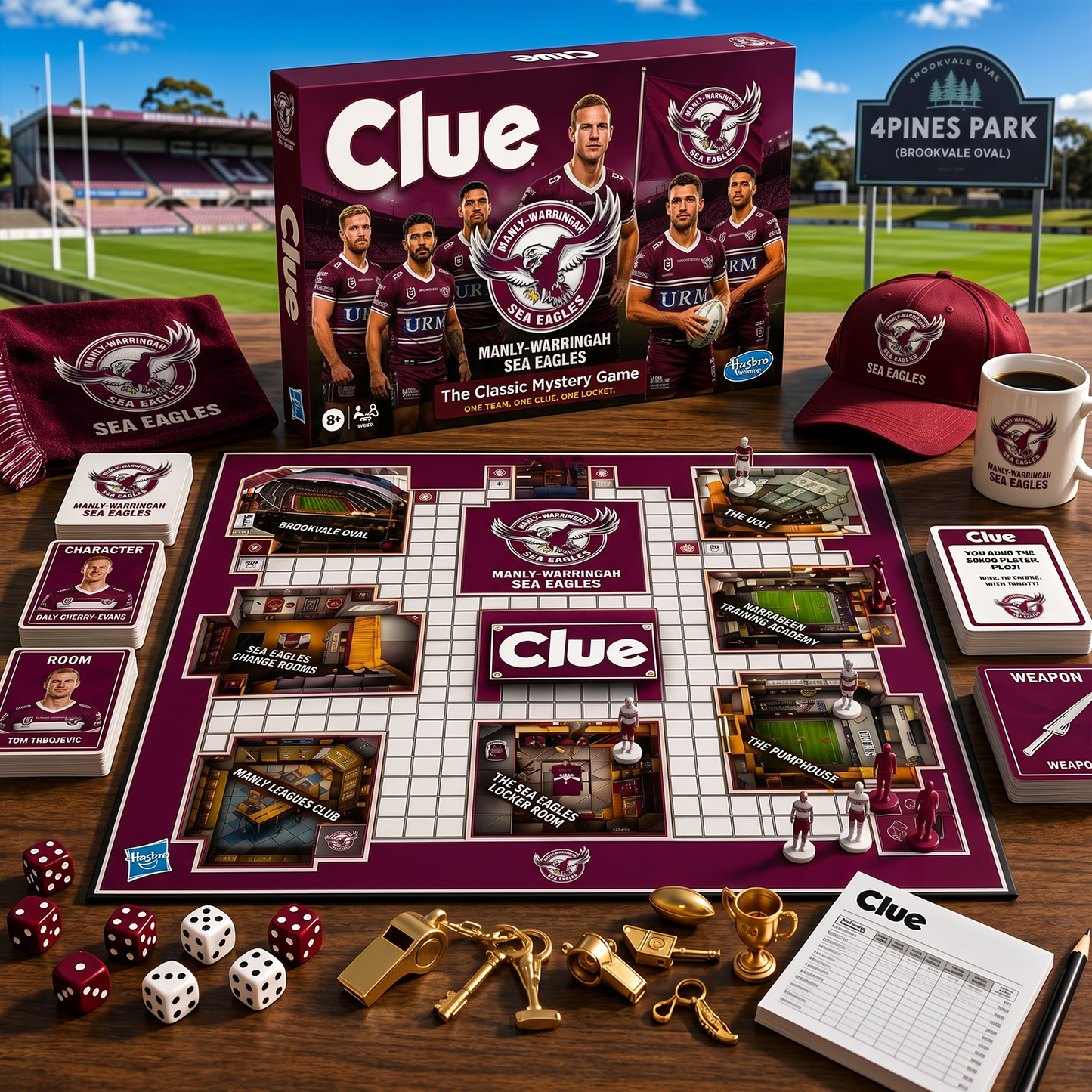MAN X Premium NRL Hasbro Collector’s Edition Board Game