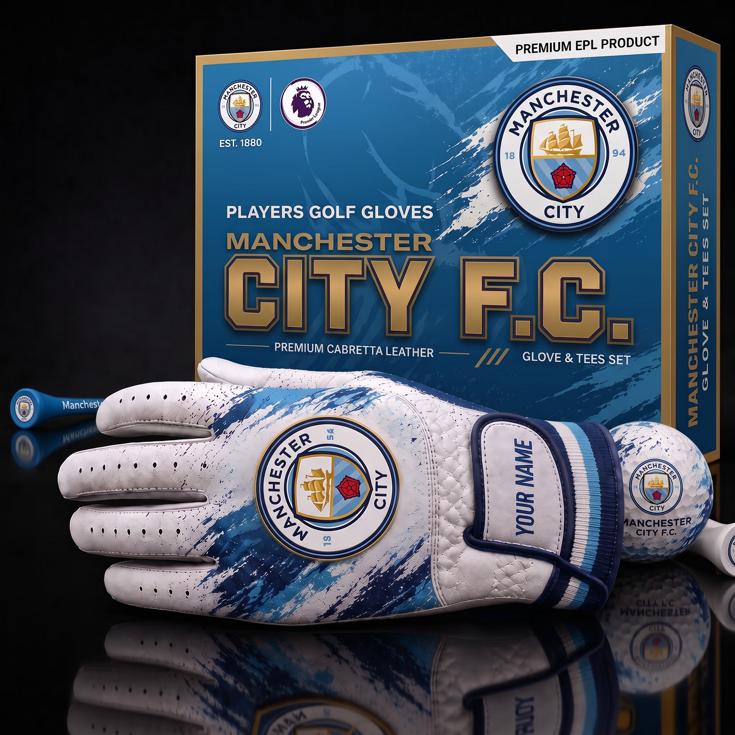 MC EPL LUXURY PERSONALIZED GOLF GLOVE SET LIMITED EDTION