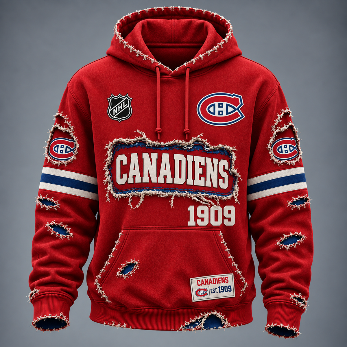 MC x NHL Distressed Premium Hoodie