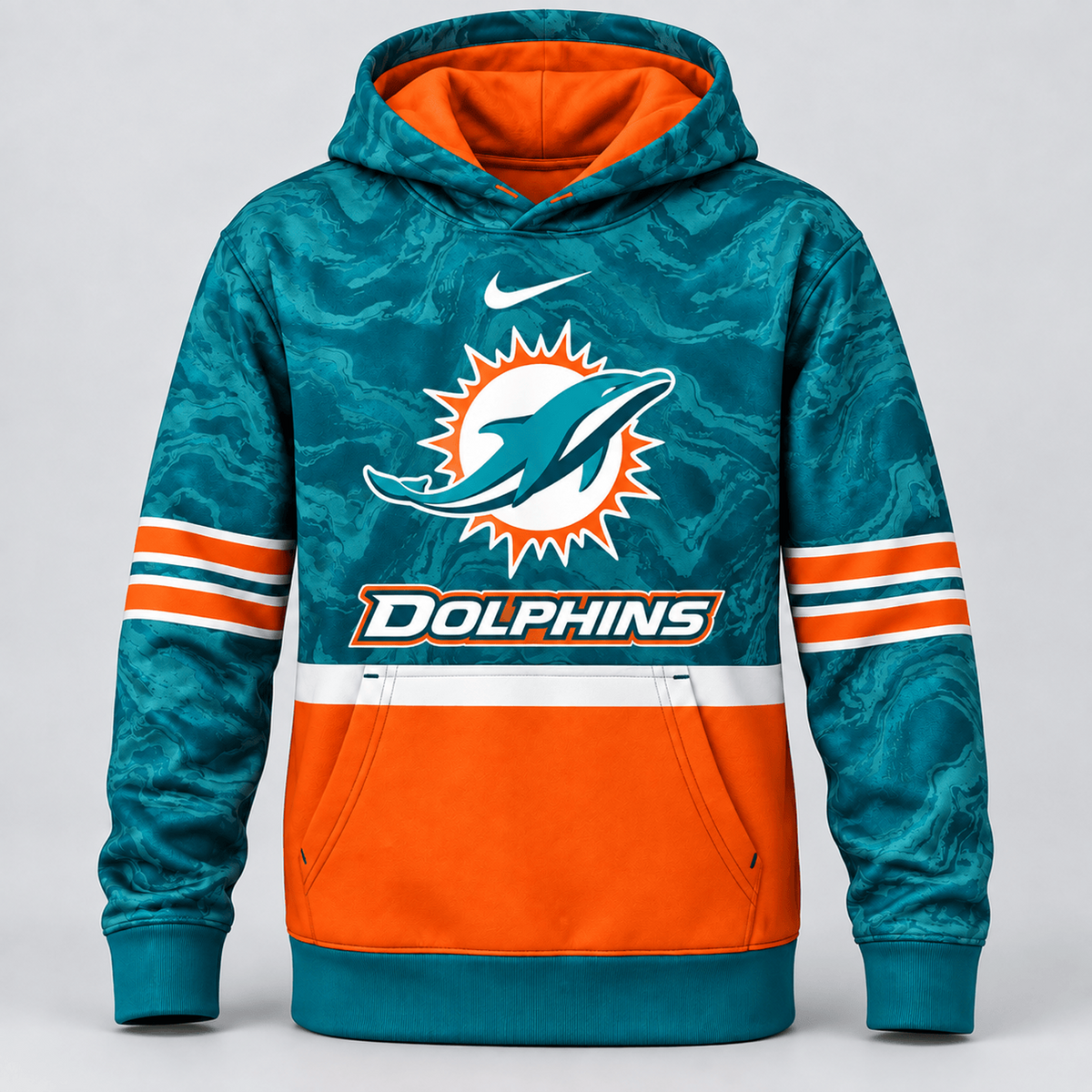 MIA Premium NFL Camo Colorblock Pullover Hoodie