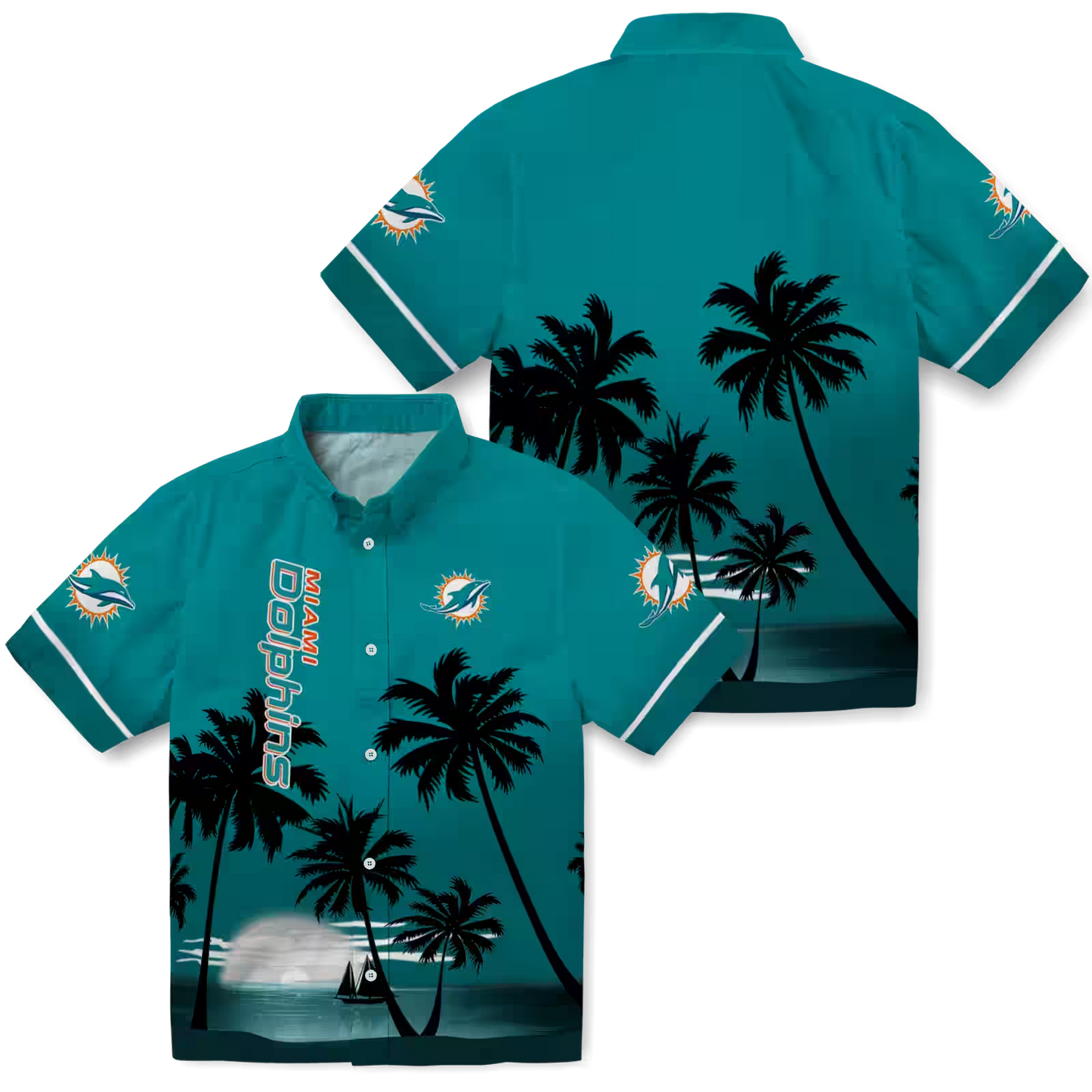 MIA x NFL Hawaiian Shirt ’??? Beach Sunset DATND TANTD 270526