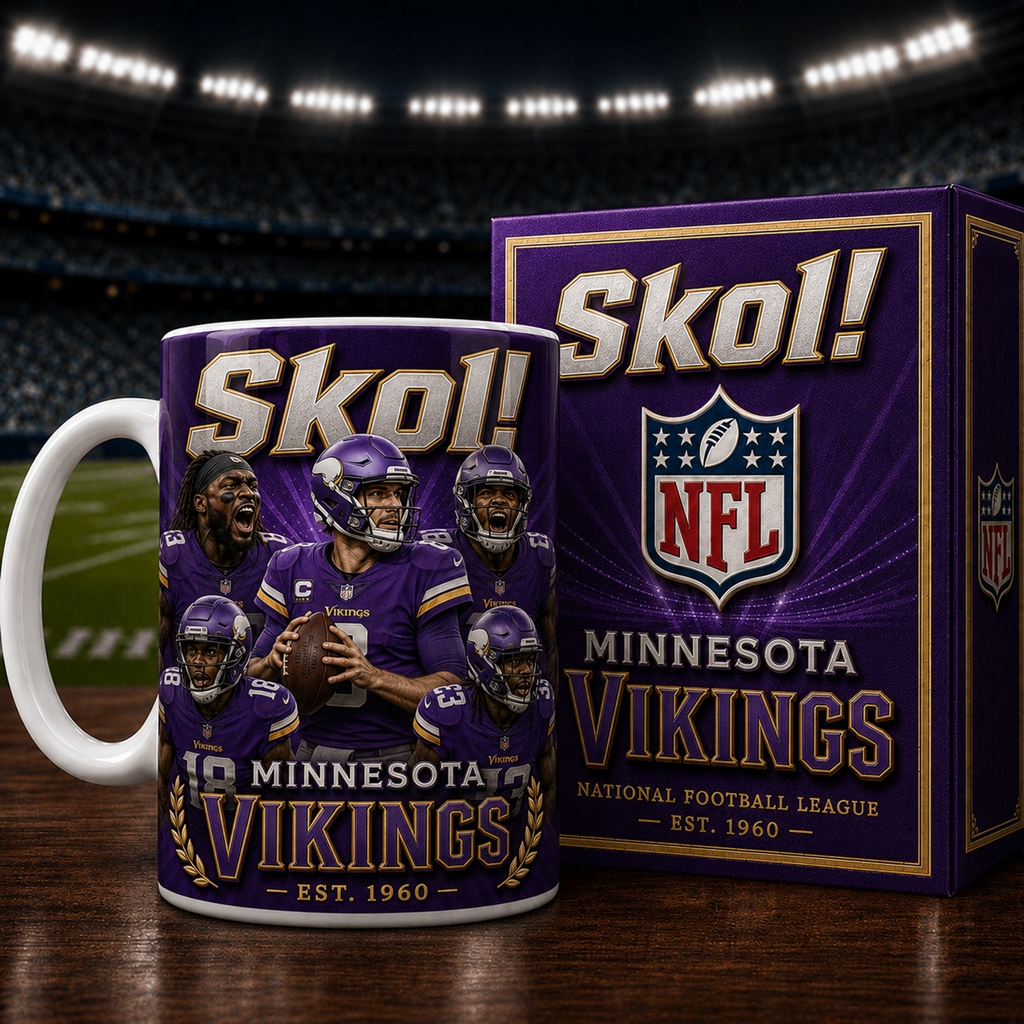 MIN X NFL commemorative ceramic mug 2007