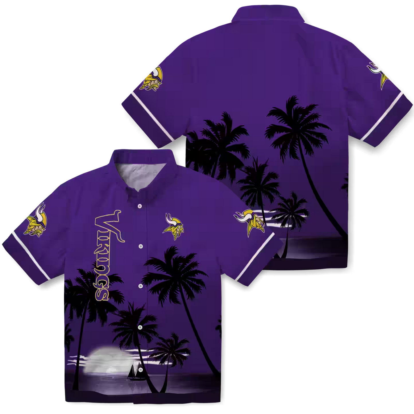 MIN x NFL Hawaiian Shirt ’??? Beach Sunset DATND TANTD 270526