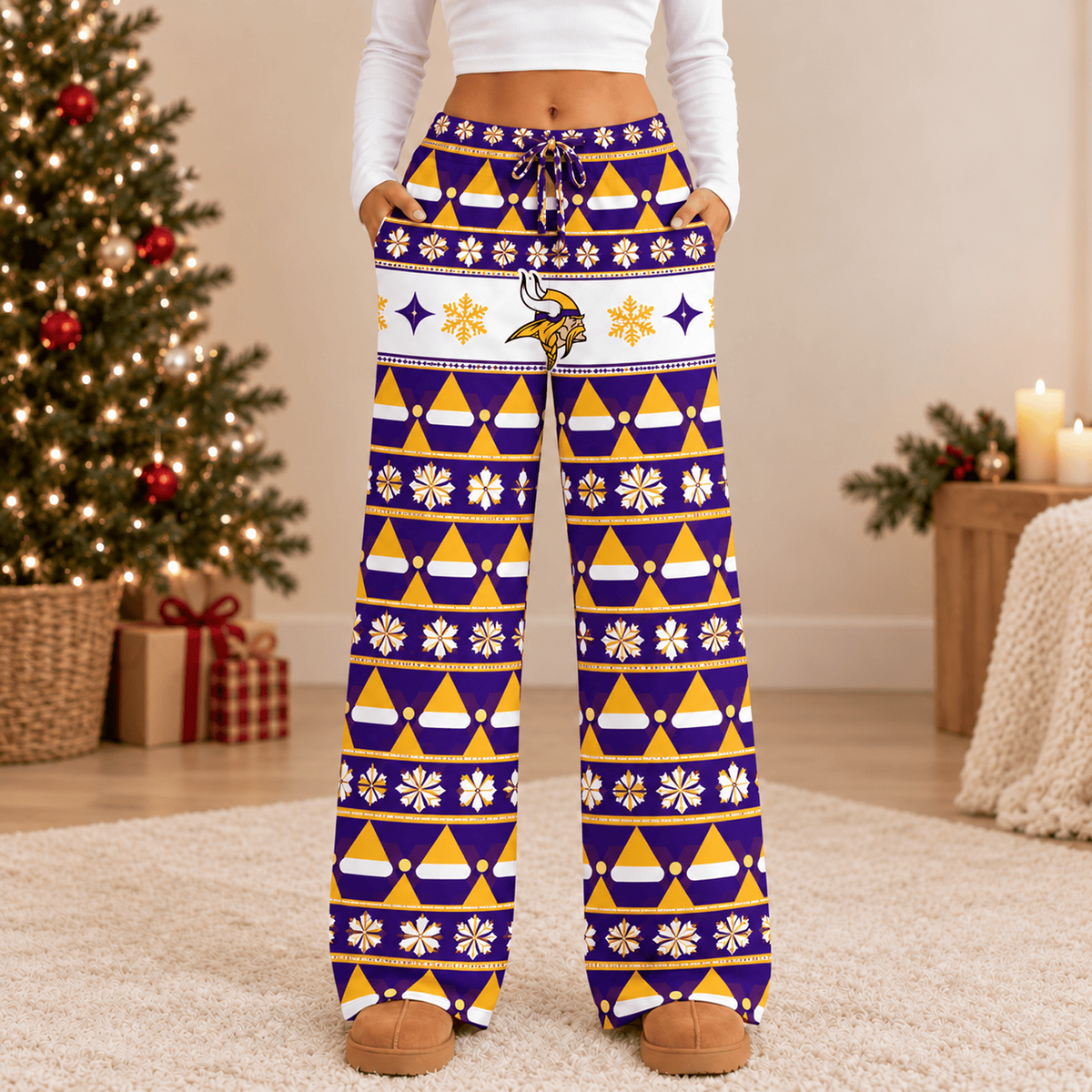 MIN x NFL Holiday Spirit Nordic Pajama Pants