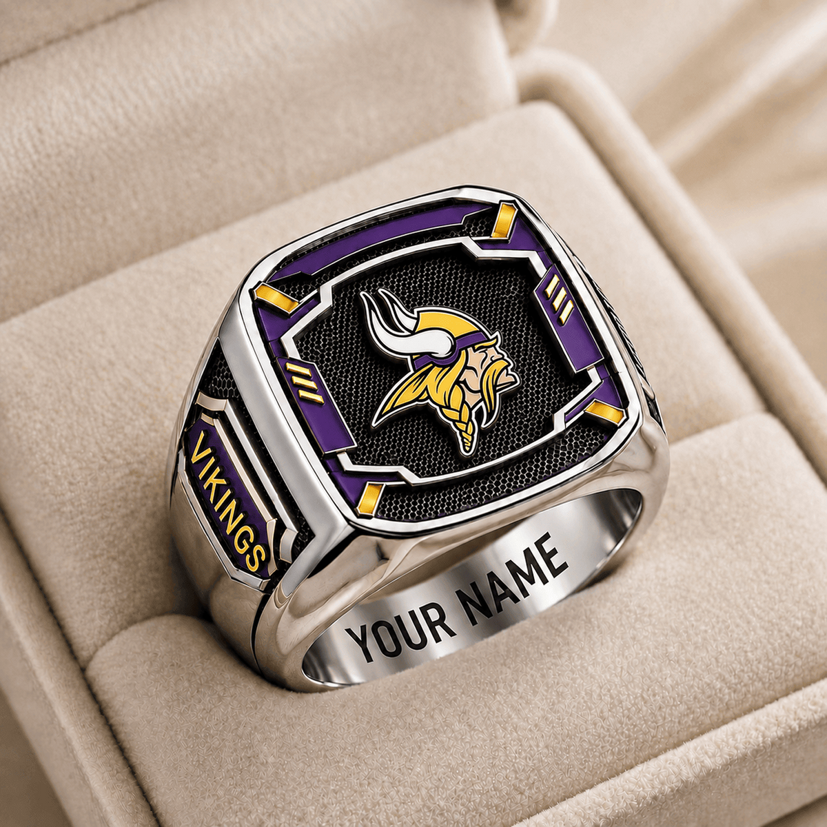 MIN x NFL Special Ring Custom Any Name Gift For Fan Love