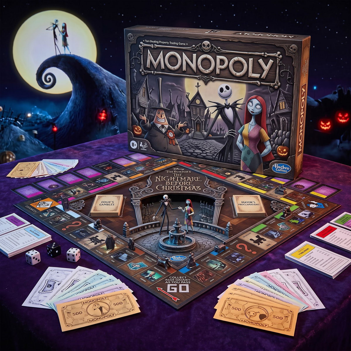 MONOPOLY THE NIGHTMARE BEFORE CHRISTMAS PREMIUM EDITION BOARD GAME