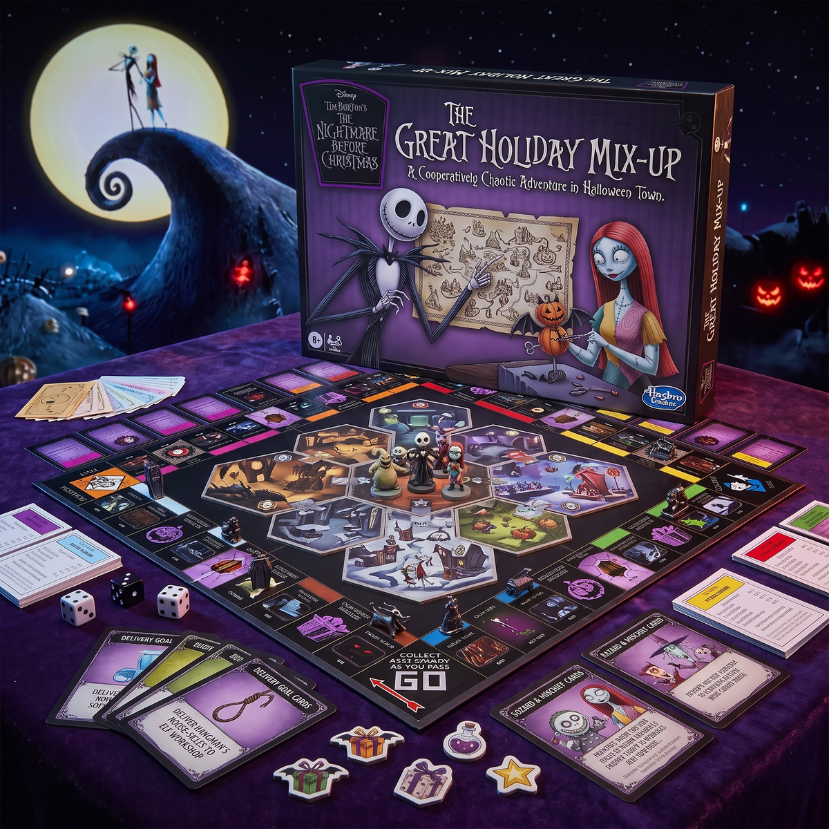 MONOPOLY THE NIGHTMARE BEFORE CHRISTMAS PREMIUM EDITION BOARD GAME