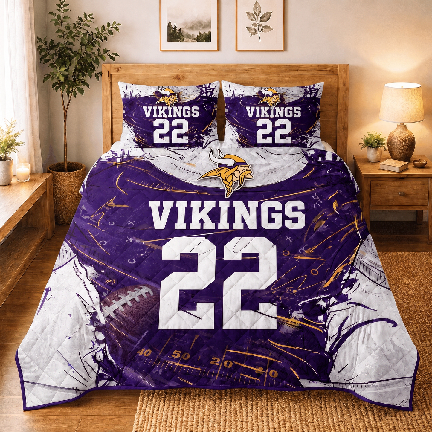 MV x NFL Premium Bedding Sets Personalized Gift For Fan