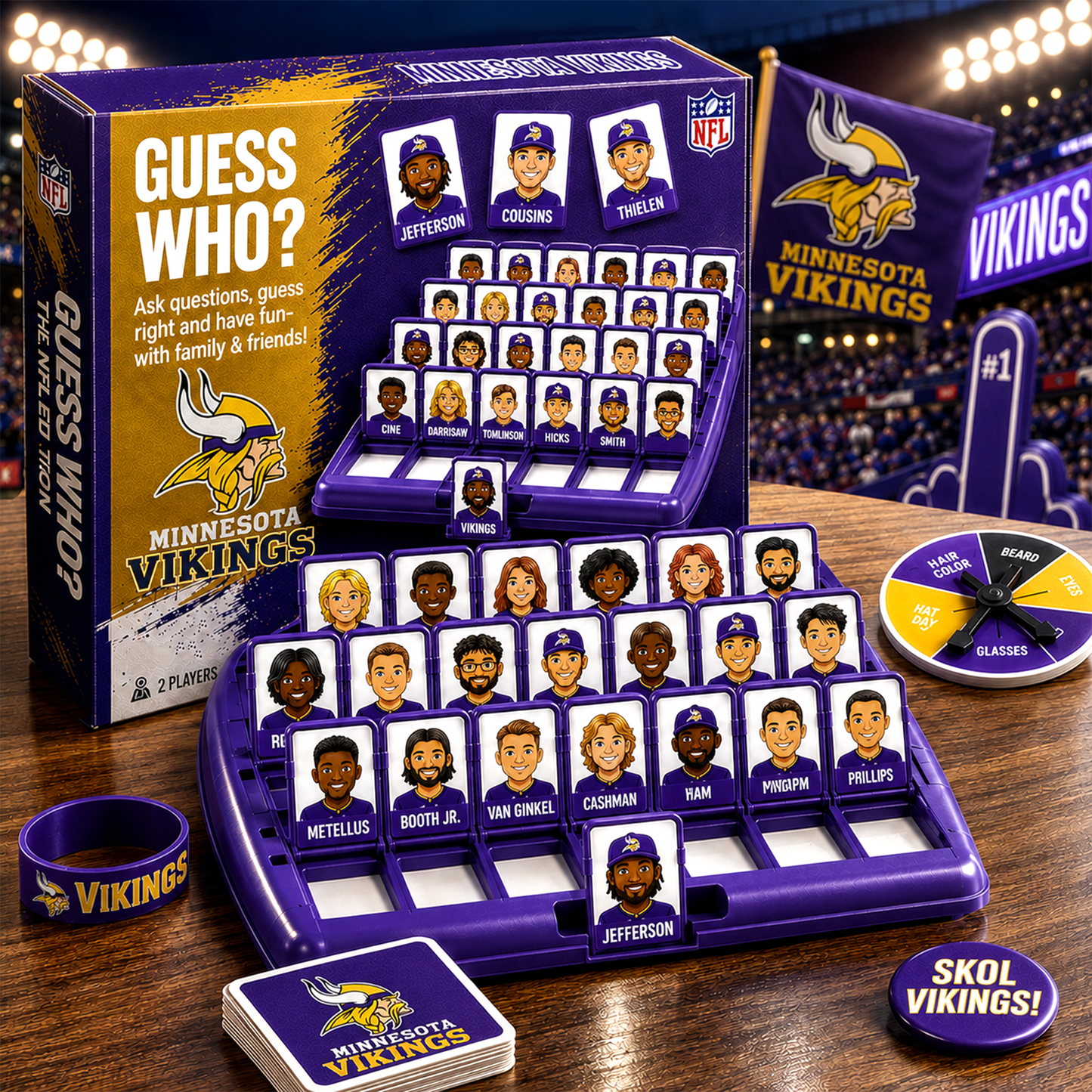 MV_NFL ELITE FAN GUESS WHO BOARD GAME – COLLECTOR EDITION