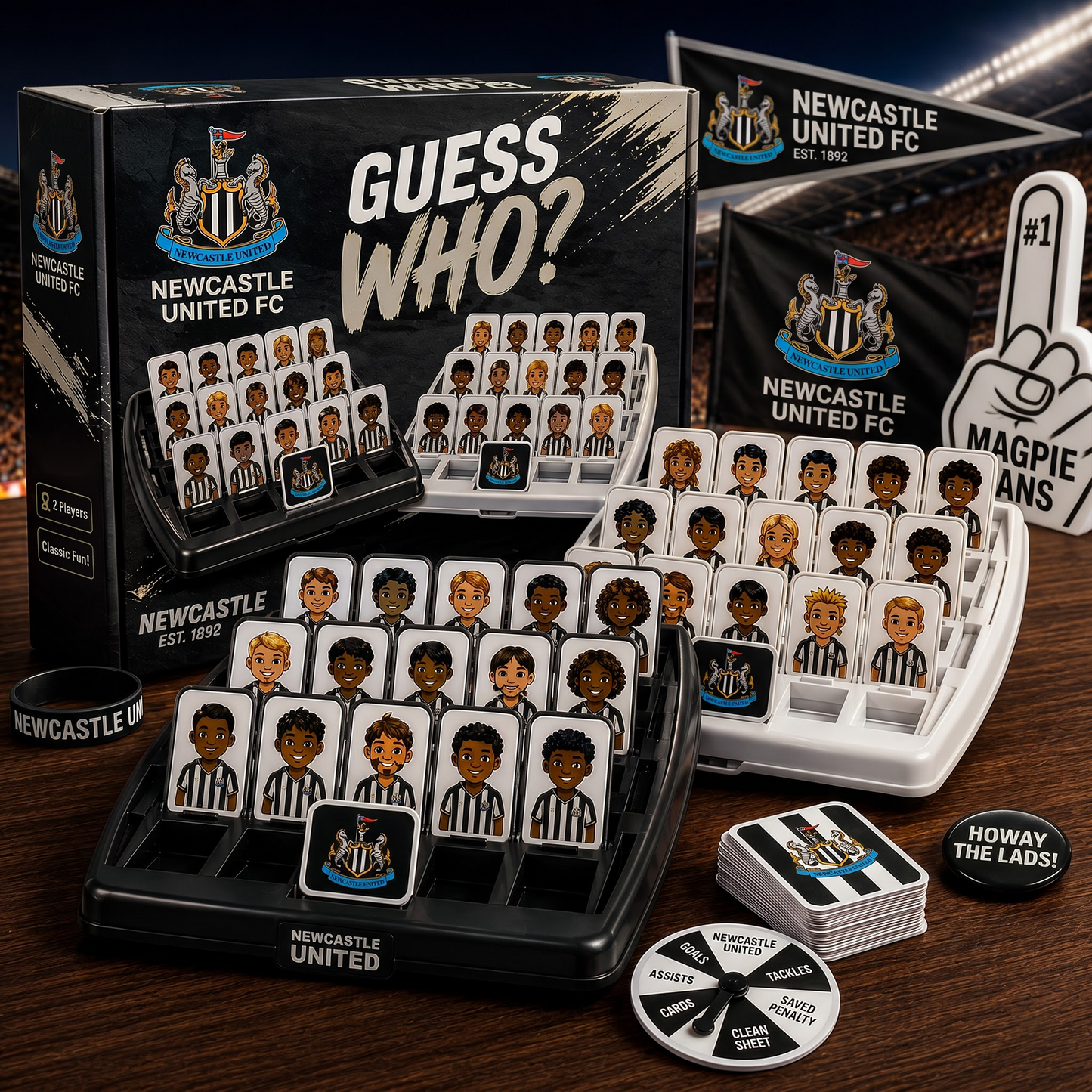 NEW X EPL ELITE FAN GUESS WHO BOARD GAME – COLLECTOR EDITION