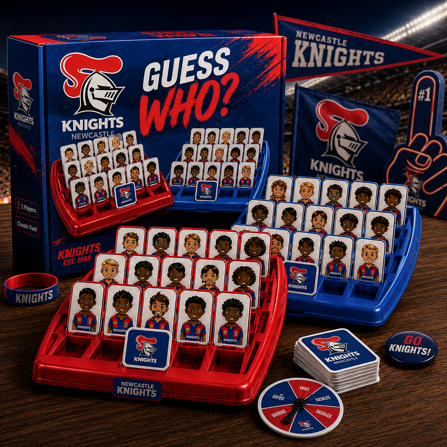 NEW X NRL ELITE FAN GUESS WHO BOARD GAME – COLLECTOR EDITION