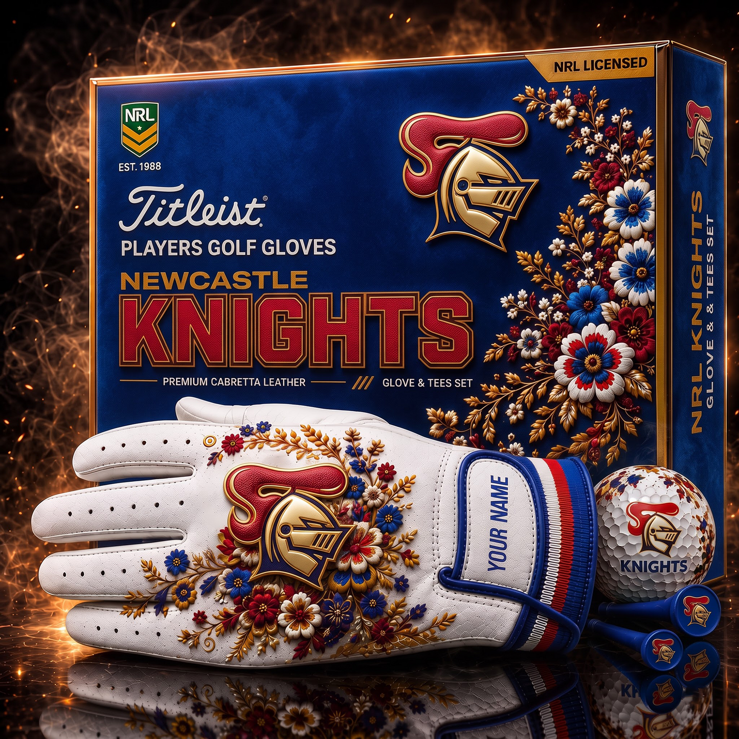 NEW X NRL LUXURY PLAYERS GOLF GLOVE GIFT SET V2