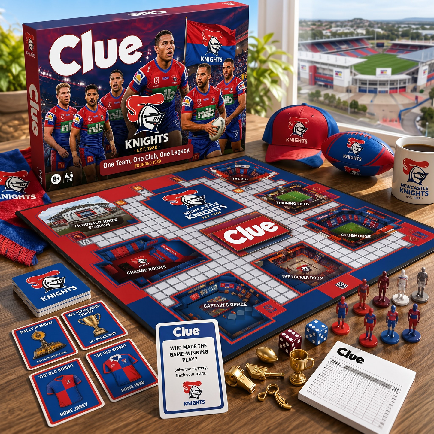 NEW X NRL THE MATCHDAY MYSTERY – PREMIUM COLLECTOR BOARD GAME