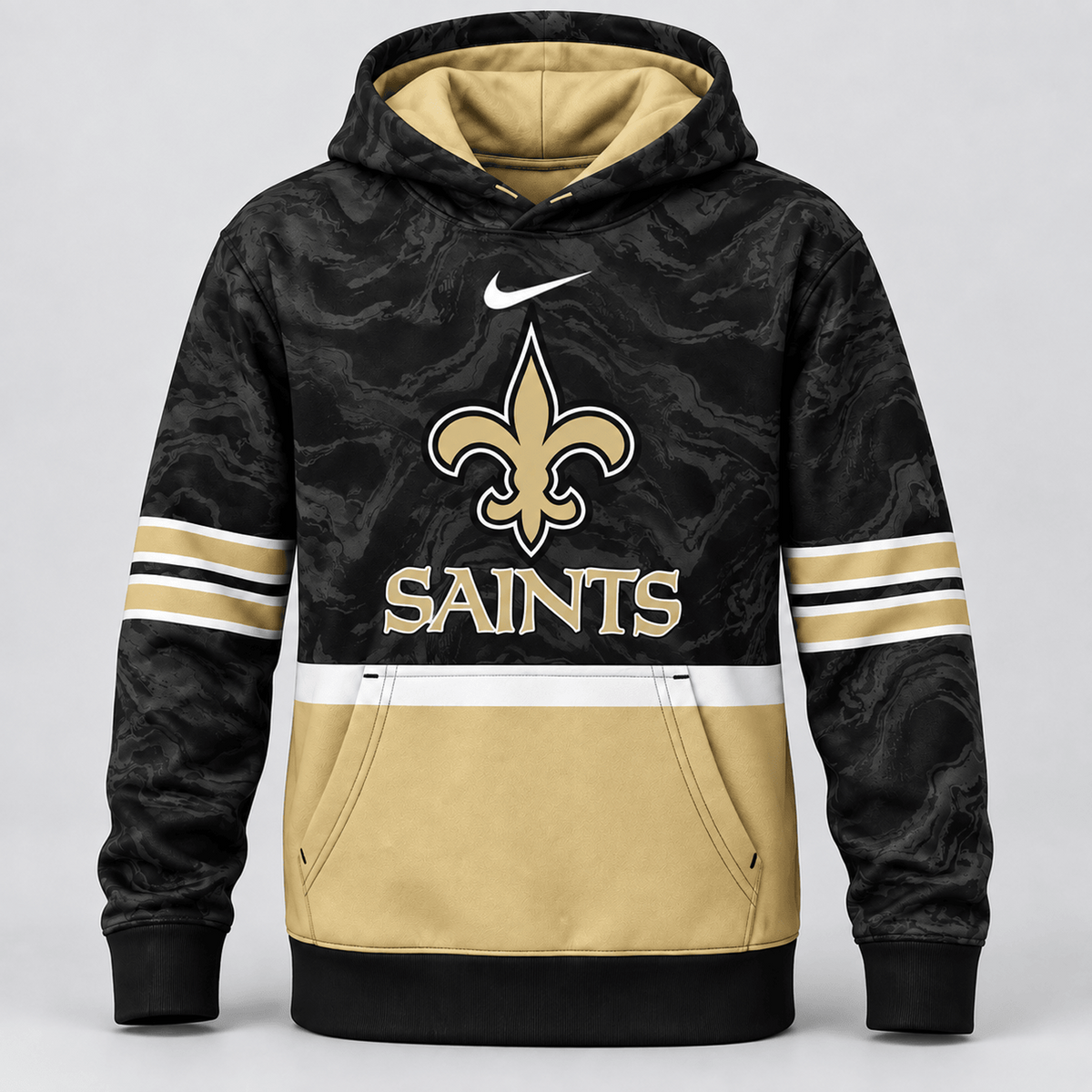 NO Premium NFL Camo Colorblock Pullover Hoodie