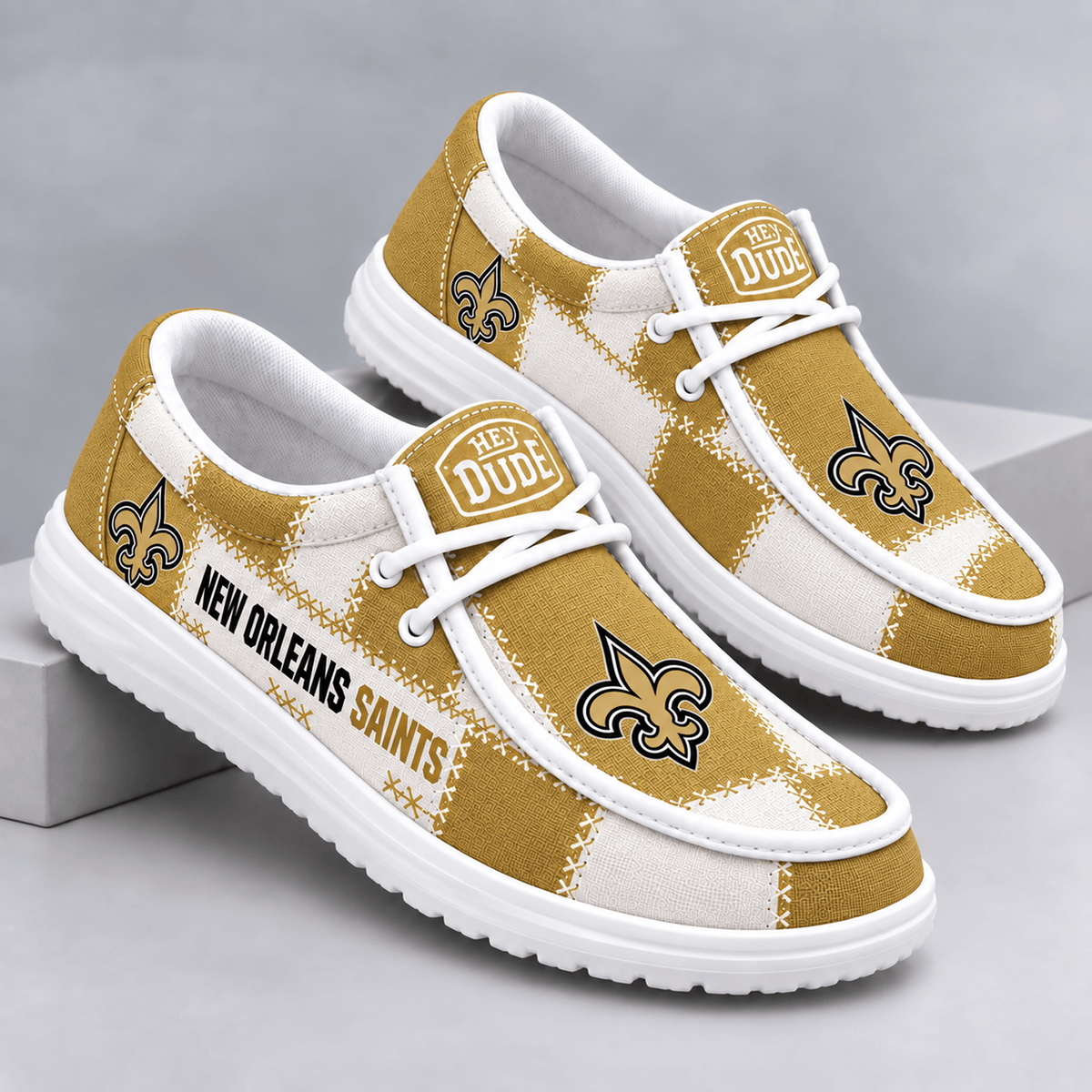 NO x NFL Logo Patchwork Loafer Shoes