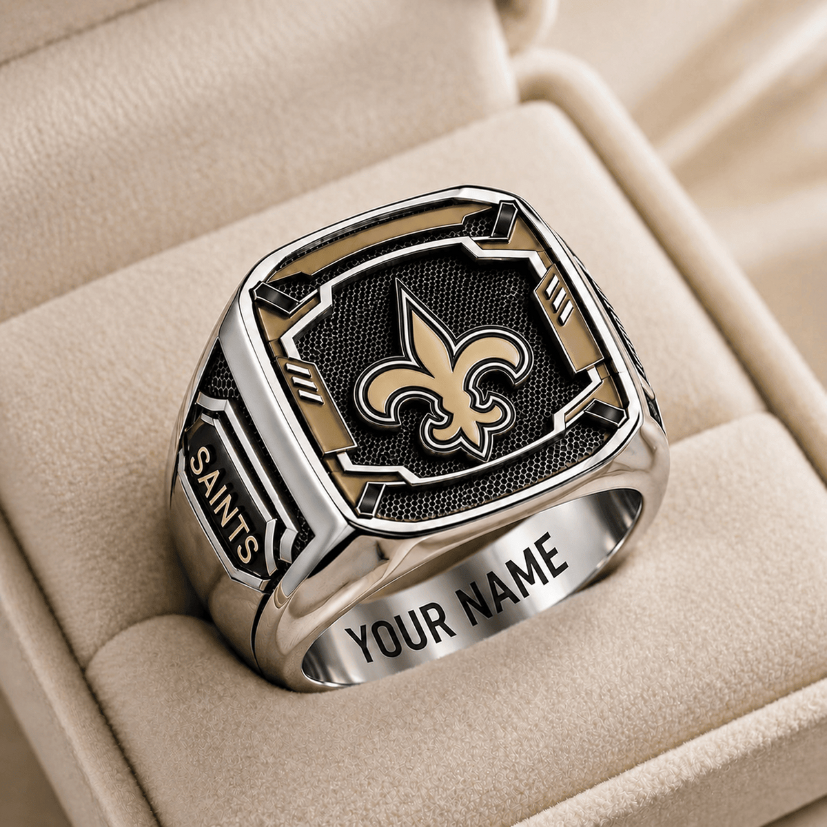 NO x NFL Special Ring Custom Any Name Gift For Fan Love