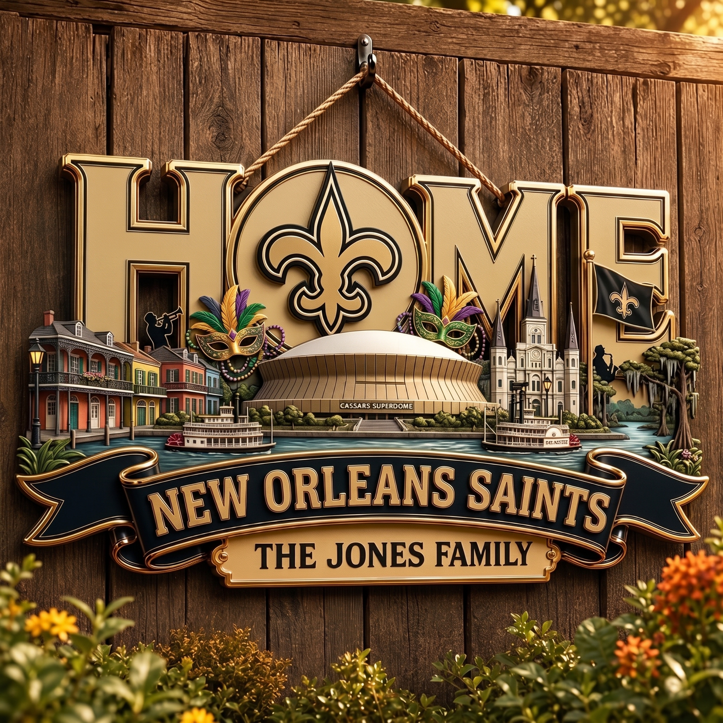 NOS x NFL Team Home Metal Sìgn Custom Any Name Gifts For Home Decor