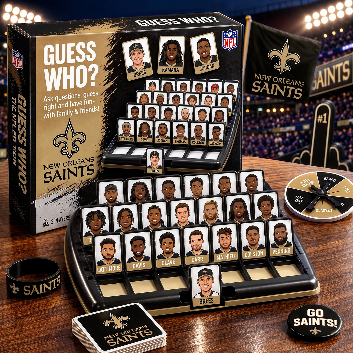 NOS_NFL ELITE FAN GUESS WHO BOARD GAME – COLLECTOR EDITION