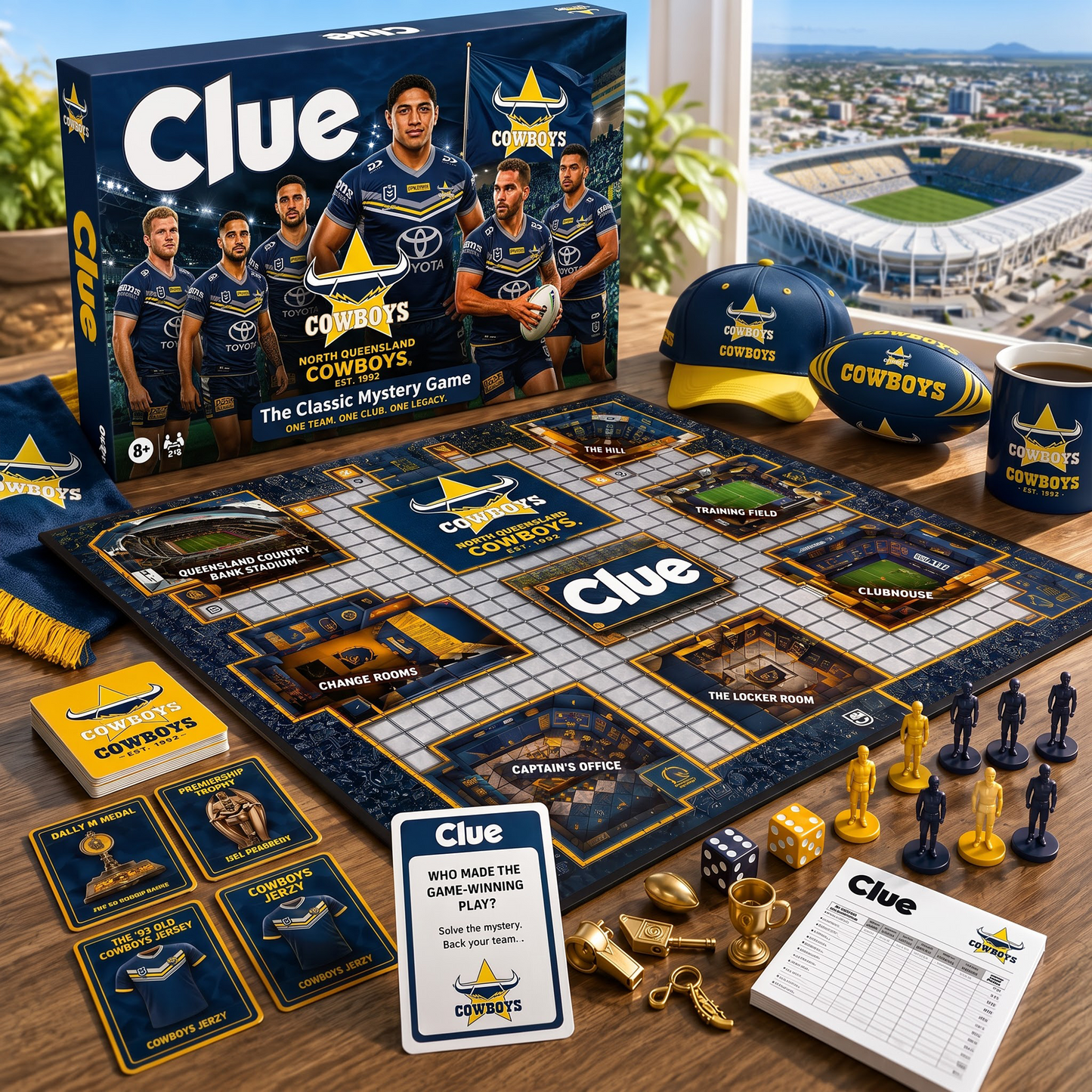 NQL X NRL THE MATCHDAY MYSTERY – PREMIUM COLLECTOR BOARD GAME