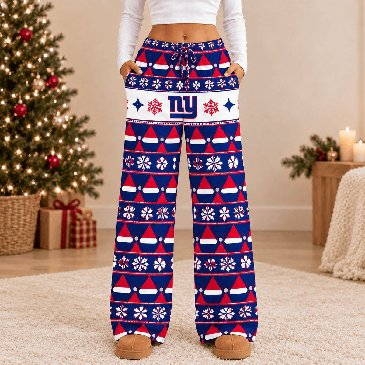 NYG x NFL Holiday Spirit Nordic Pajama Pants