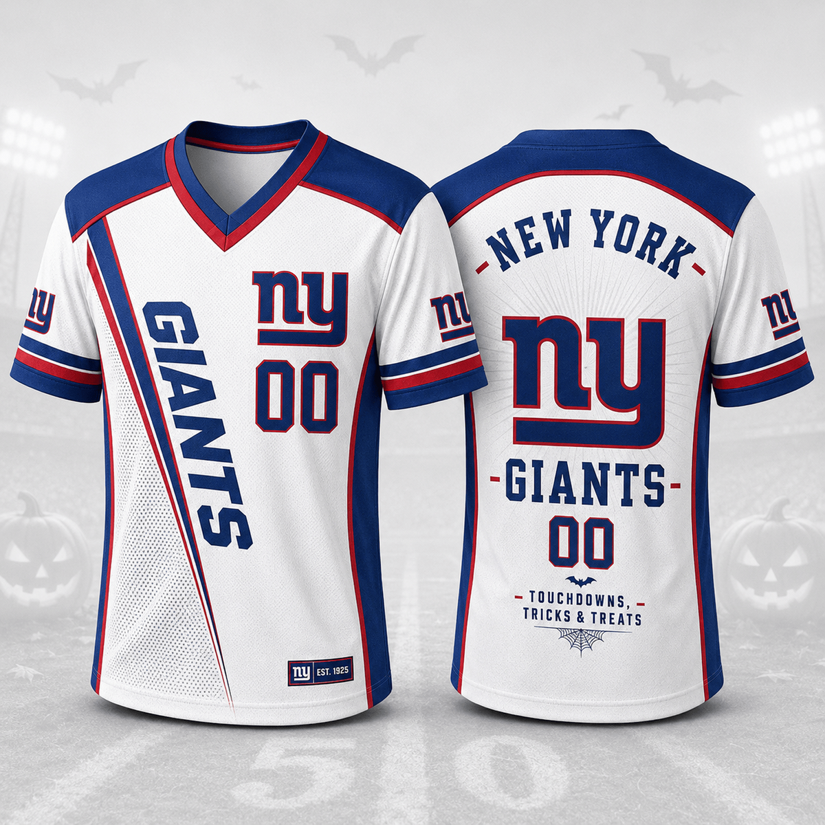 NYG x NFL Premium Halloween Game Night NFL V-Neck