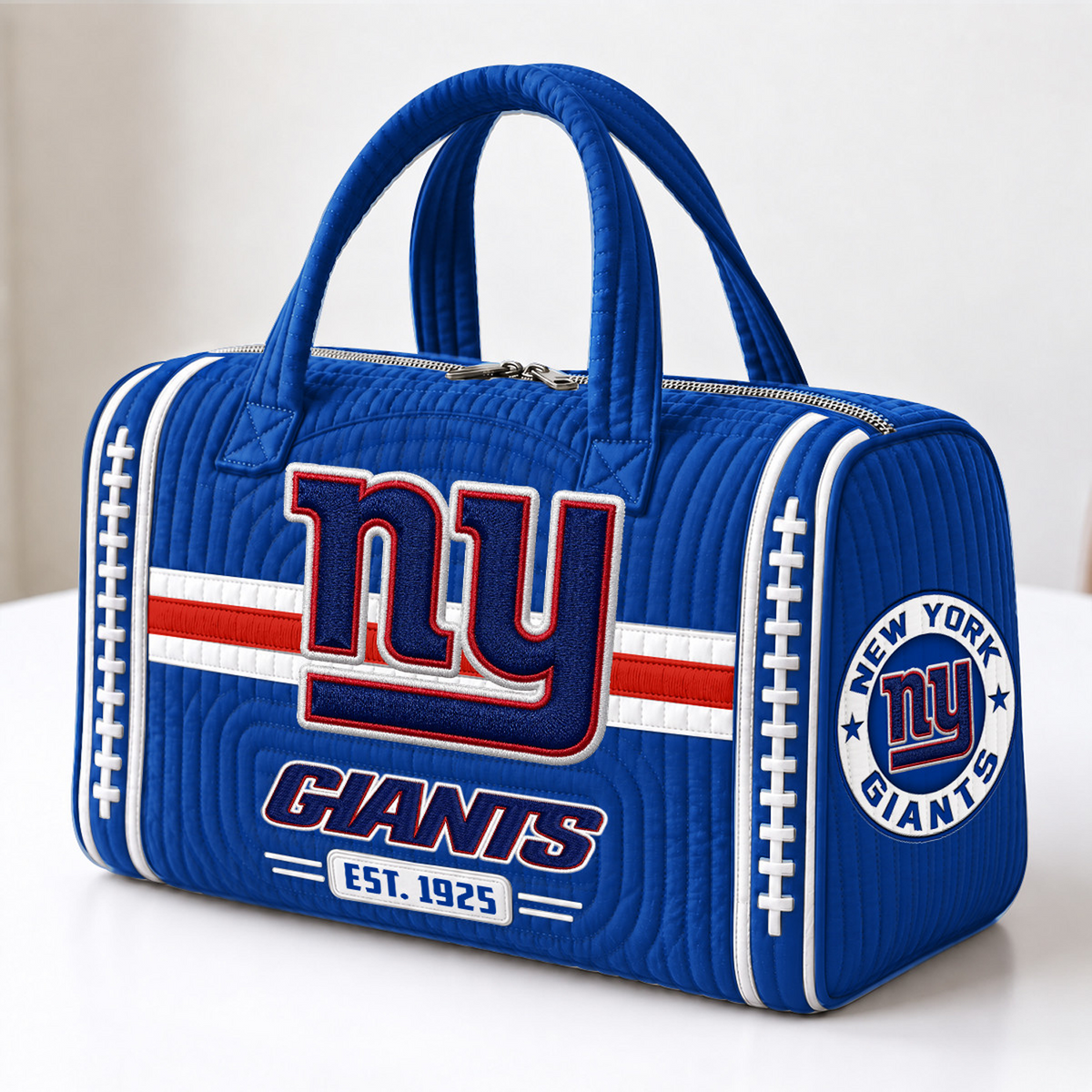 NO x NFL Quilted Luggage Travel Bag
