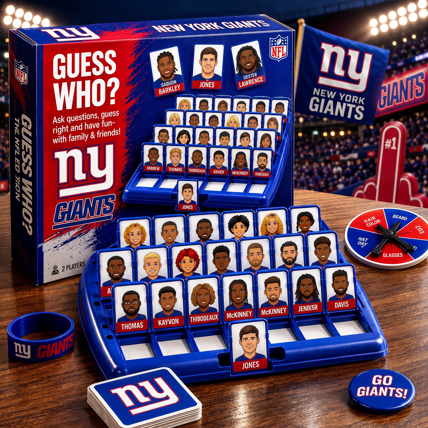 NYG_NFL ELITE FAN GUESS WHO BOARD GAME – COLLECTOR EDITION