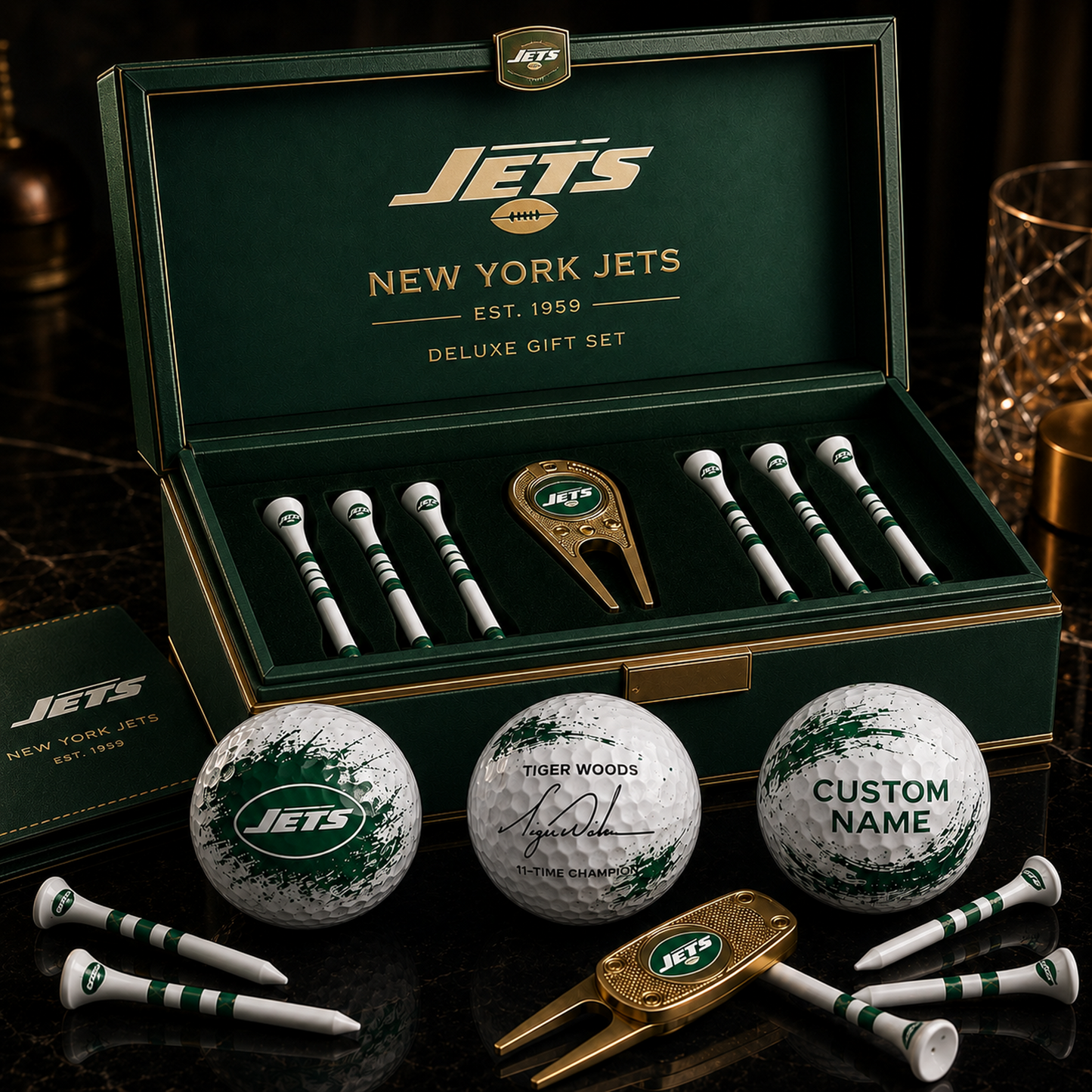 NYJ X NFL Championship Golf Gift Box – Premium Collection