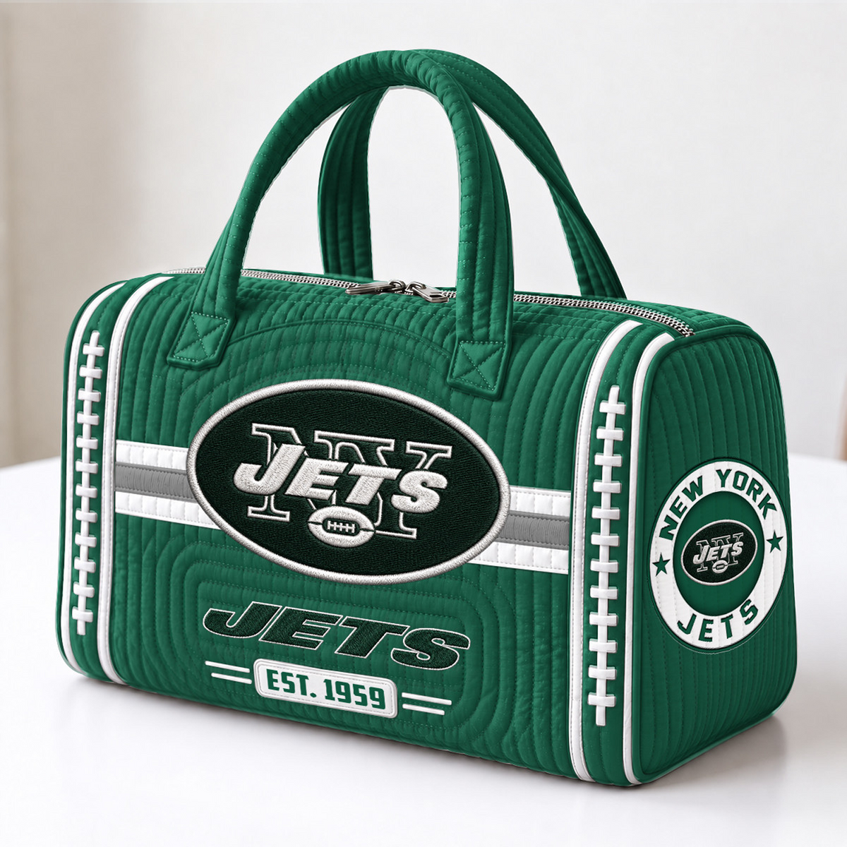 NYG x NFL Quilted Luggage Travel Bag