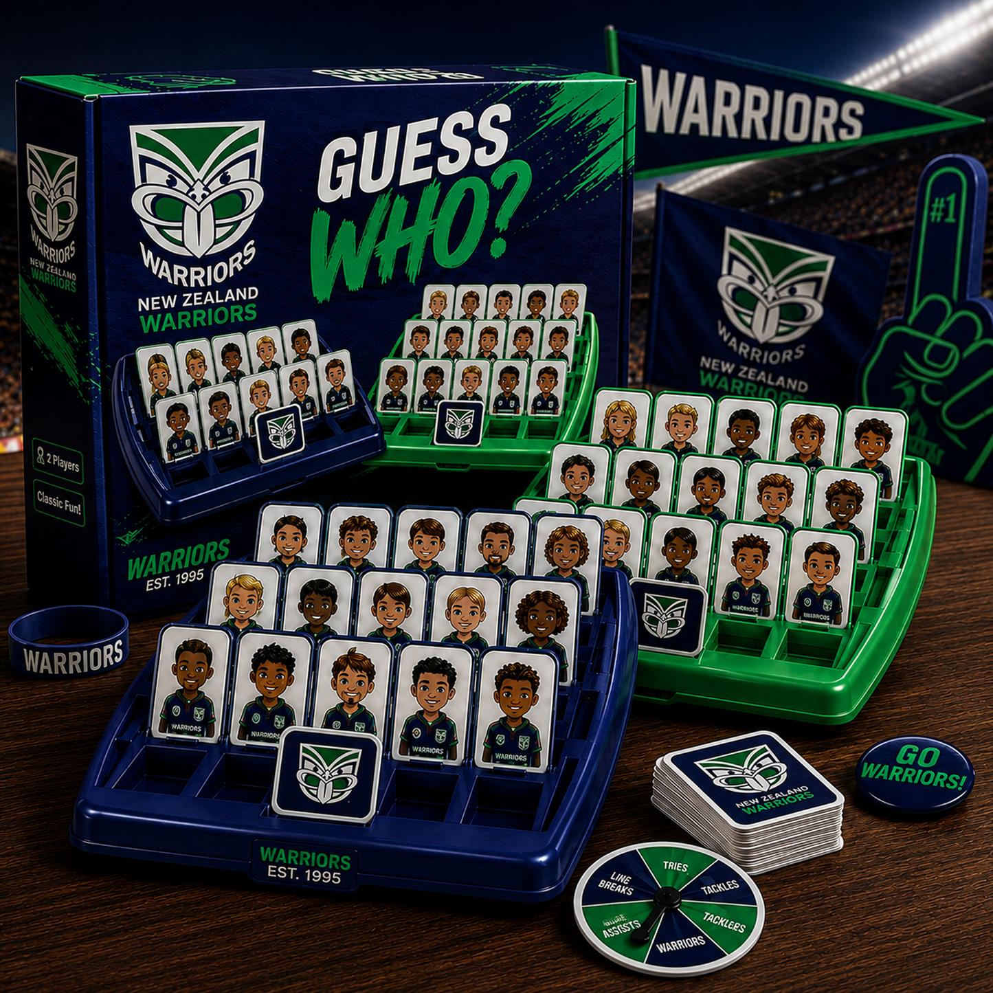 NZW X NRL ELITE FAN GUESS WHO BOARD GAME – COLLECTOR EDITION