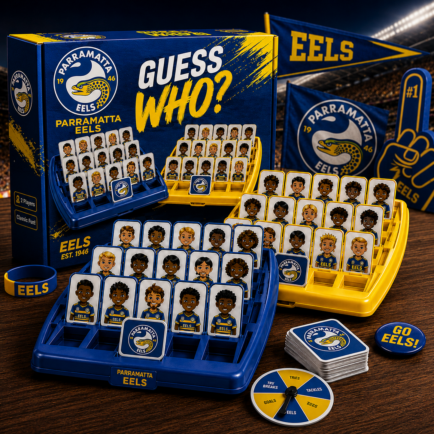 PAR X NRL ELITE FAN GUESS WHO BOARD GAME – COLLECTOR EDITION