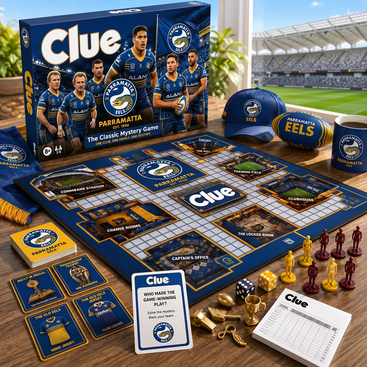 PAR X NRL THE MATCHDAY MYSTERY – PREMIUM COLLECTOR BOARD GAME