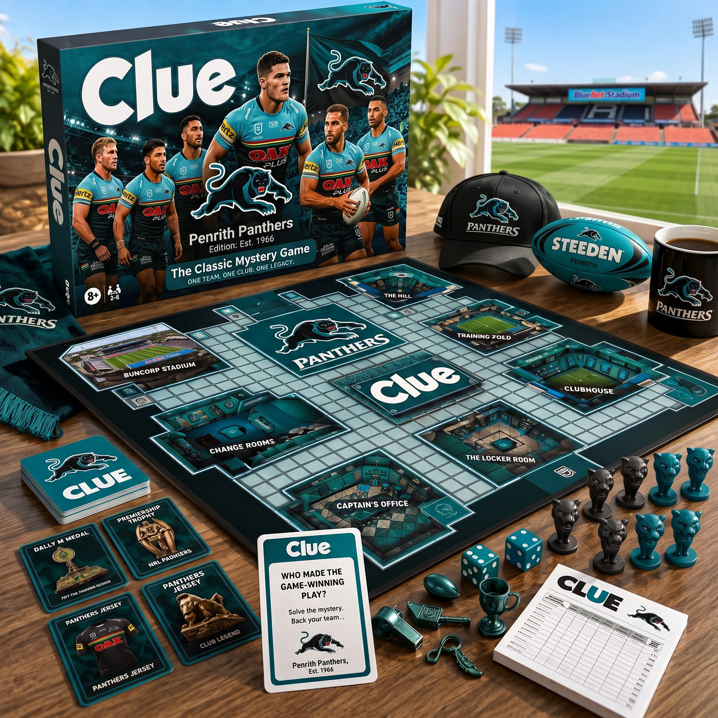 PEN X NRL THE MATCHDAY MYSTERY – PREMIUM COLLECTOR BOARD GAME