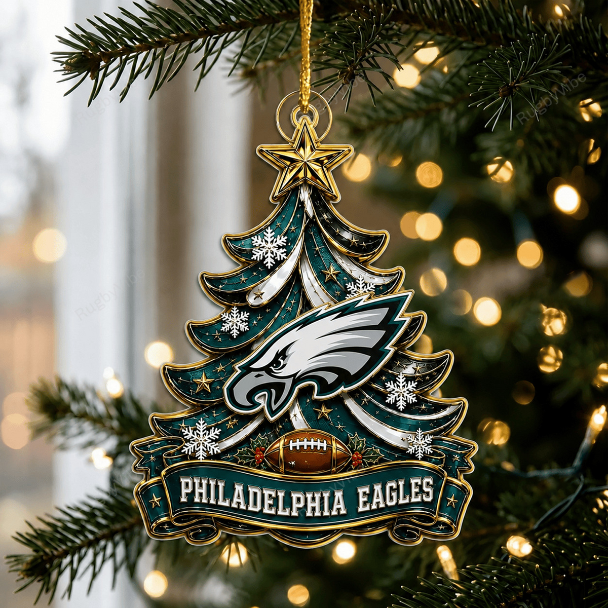 PHI x NFL Acrylic Irregular Pendant