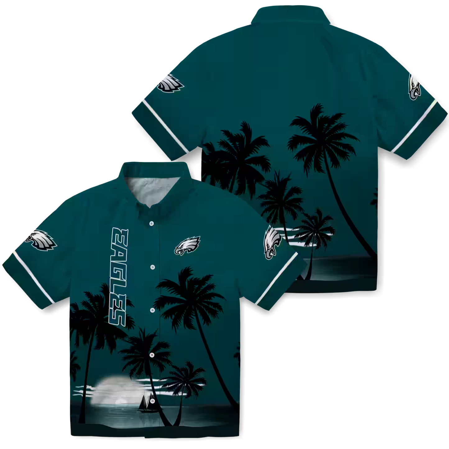 PHI x NFL Hawaiian Shirt ’??? Beach Sunset DATND TANTD 270526