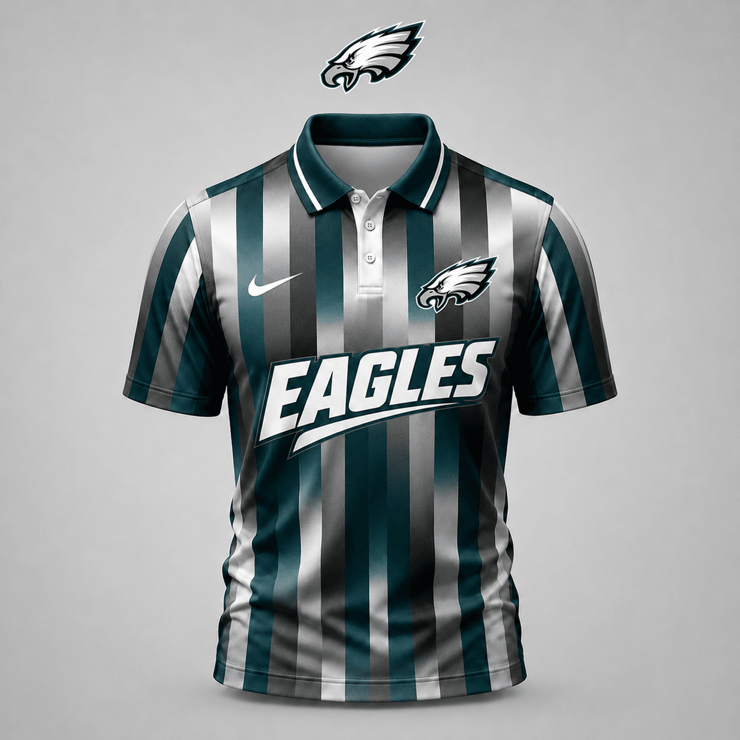 PHI x NFL Premium Butterfly Ribbon Custom 3D Shirt 2