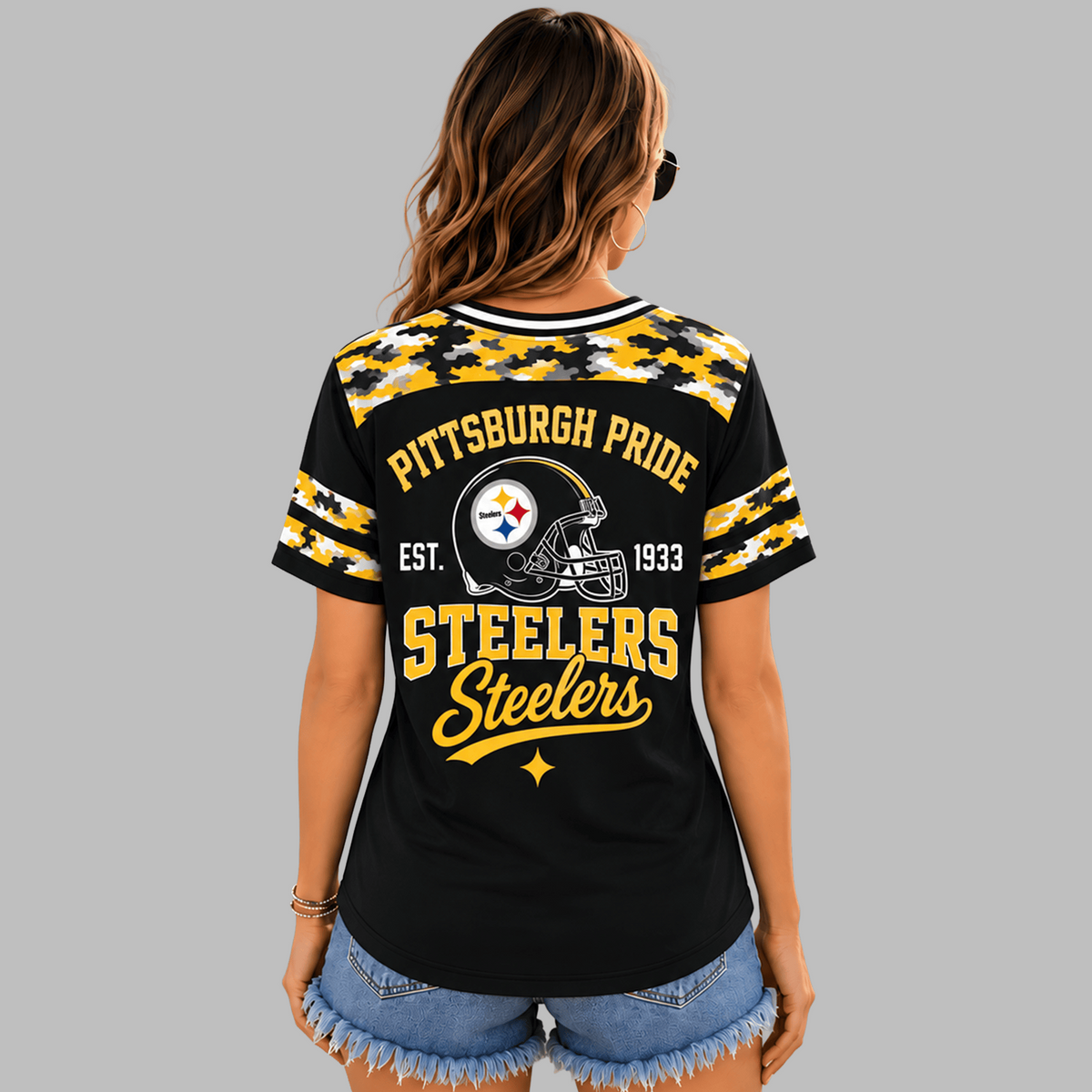 PIT Premium NFL All-American Camo V-neck