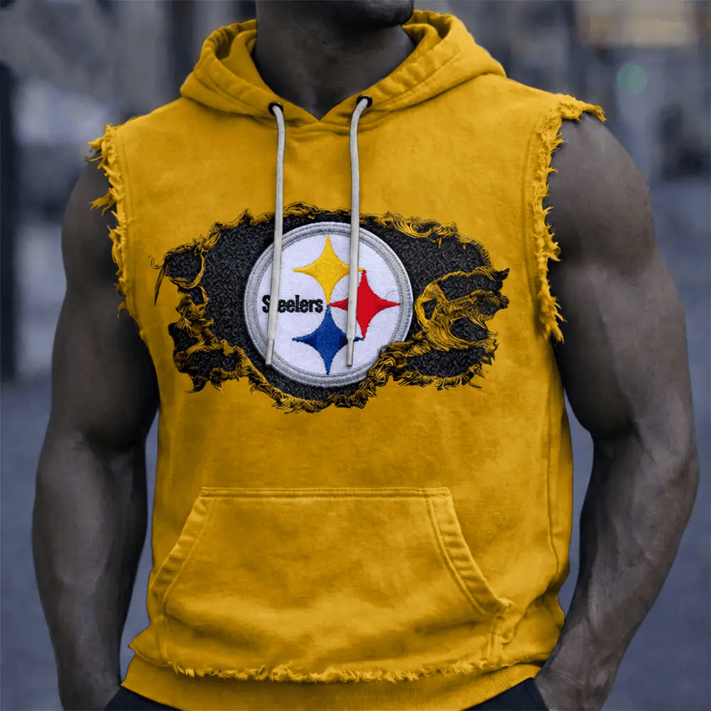 PIT x NFL Men’???s Sleeveless Hoodie Tank DATND TANTD 280526