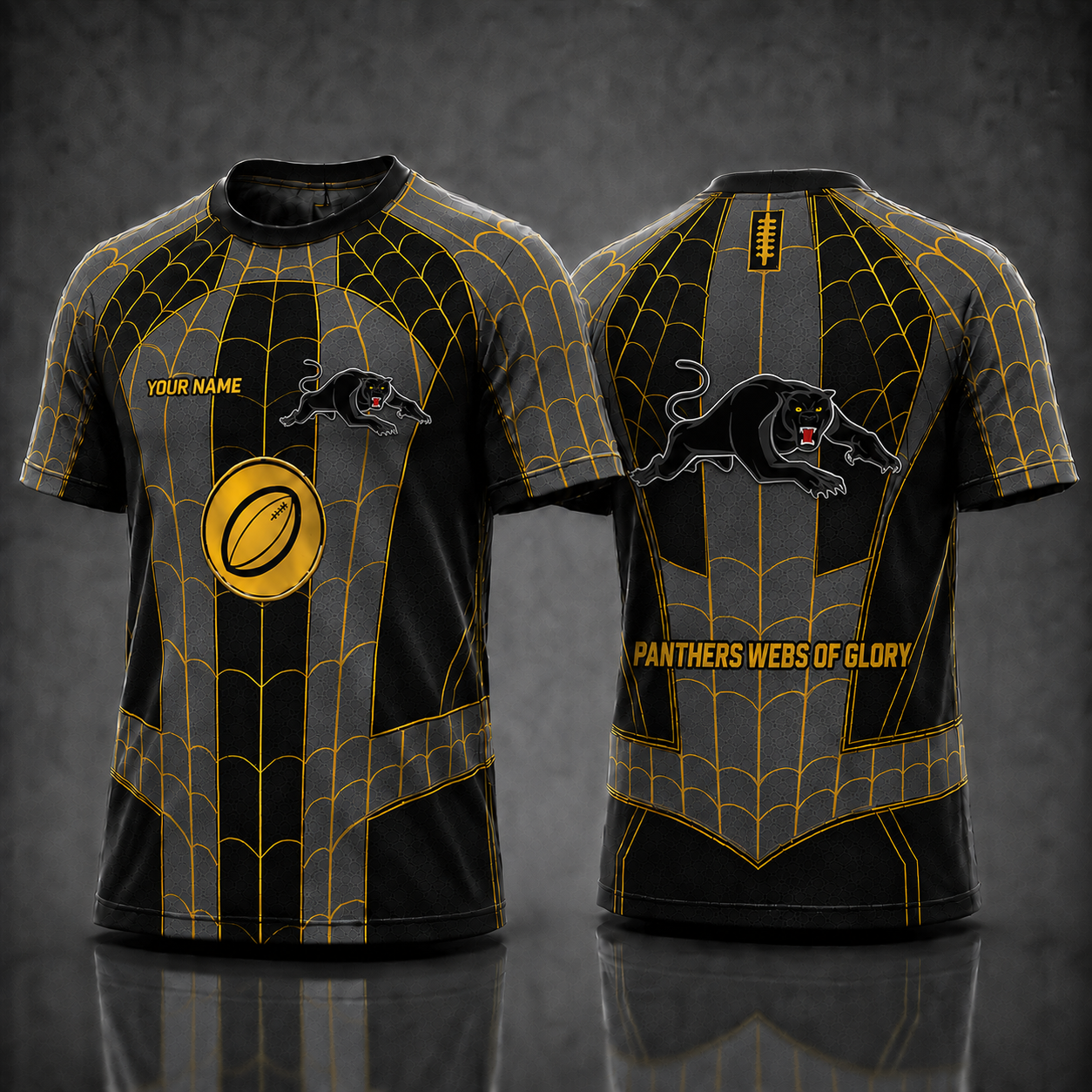PP NRL x Spider Personalized T-Shirt – Premium Limited Edition Gift for Football Fans