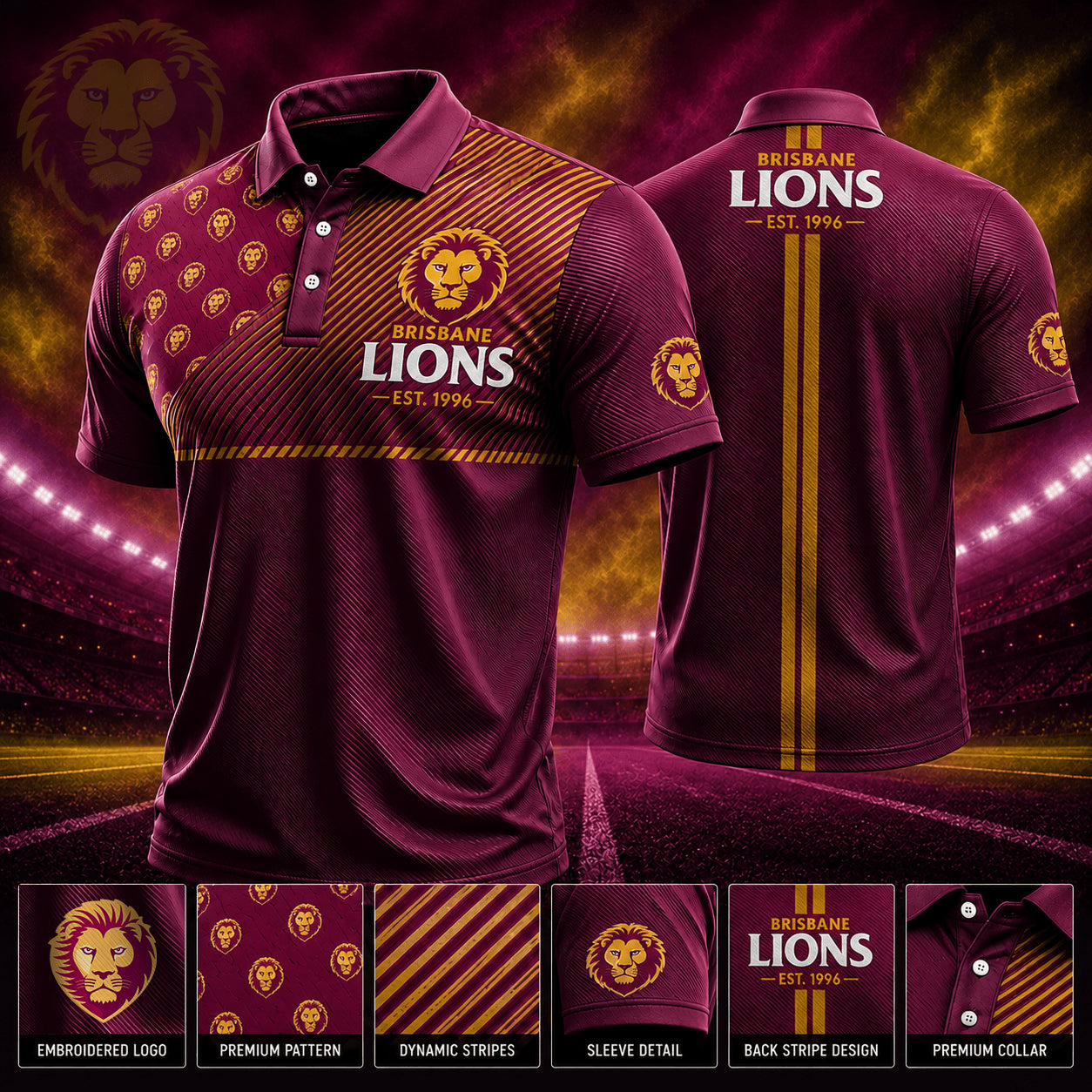 PREMIUM AFL X BL EXCLUSIVE POLO SHIRT LIMITED EDITION